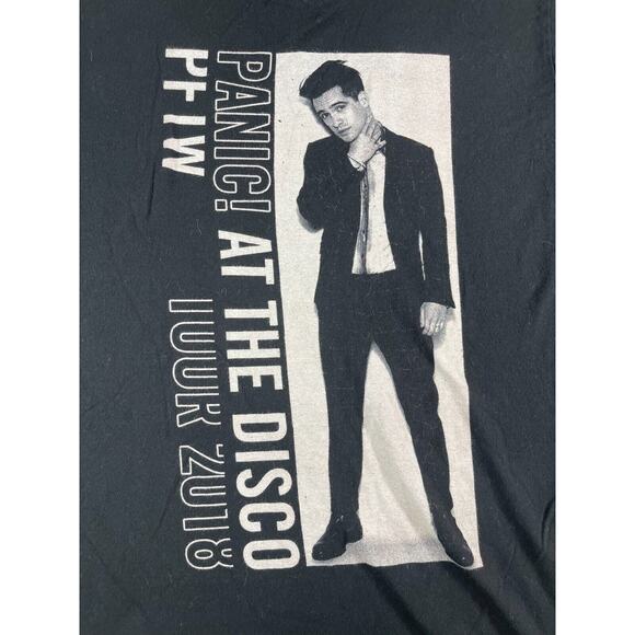 Panic At The Disco Shirt Mens Medium Black Pray For The Wicked 2018 Tour PFTW - Picture 3 of 12